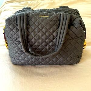 MZ Wallace medium metro tote deluxe. Color graphite